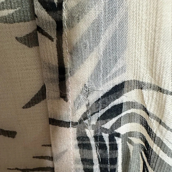 South Beach Dusky Palm Print Maxi Dress with Split Size Medium - Picture 5 of 5